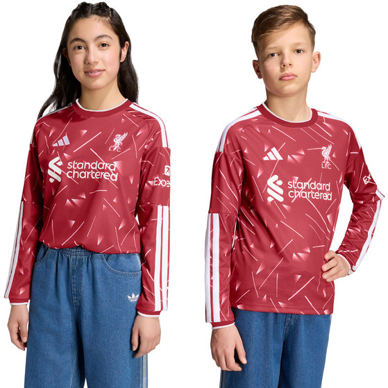 adidas Liverpool Thuis Shirt Longsleeve Kids