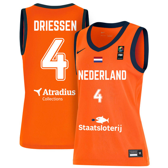 Nike Orange Lions Game Jersey Dames Driessen