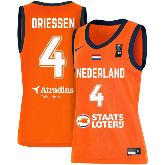 Nike Orange Lions Game Jersey Women Driessen