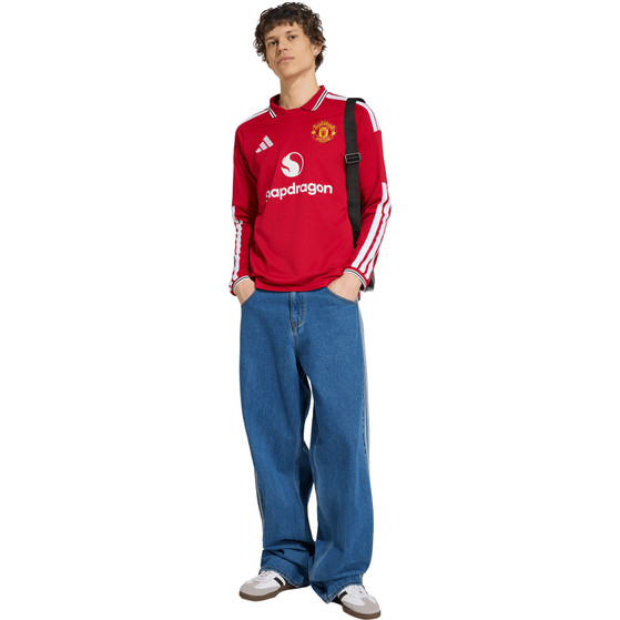 adidas Manchester United Thuis Shirt Longsleeve