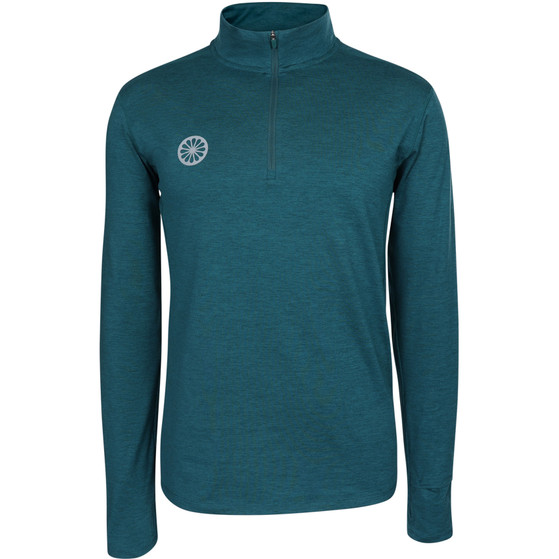 The Indian Maharadja M Halb Zip Langarmshirt
