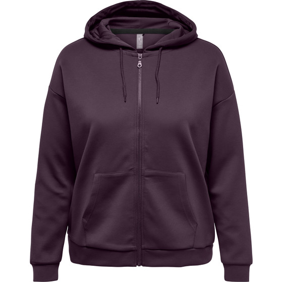 Only Play Lounge Voller Zip Hoody Curvy