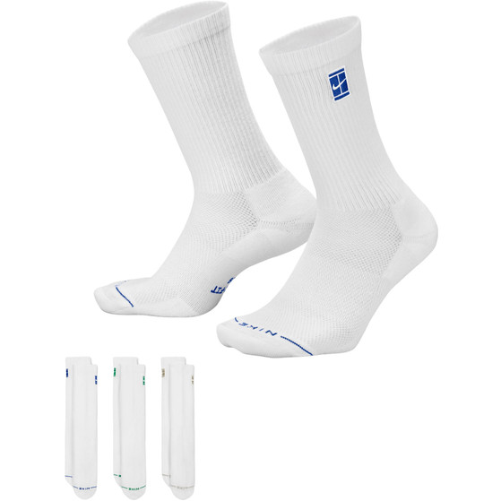 Nike Court Elevated Lot de 3 Chaussettes mi-mollet