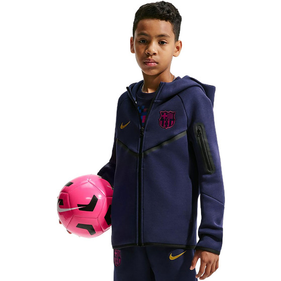 Nike FC Barcelona Tech Fleece Veste à capuche Jr