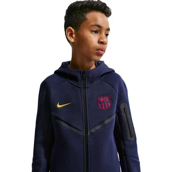 Nike FC Barcelona Tech Fleece Veste à capuche Jr