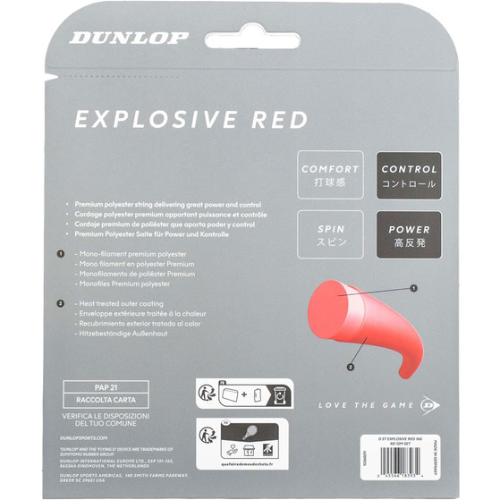 Dunlop Explosive Red Set