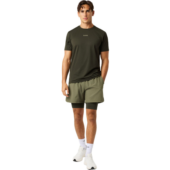 Björn Borg Running Perforated T-Shirt Heren