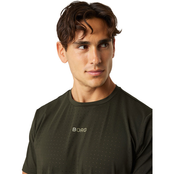 Björn Borg Running Perforated T-Shirt Heren