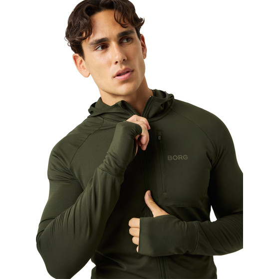 Björn Borg Running Midlayer Hood Heren