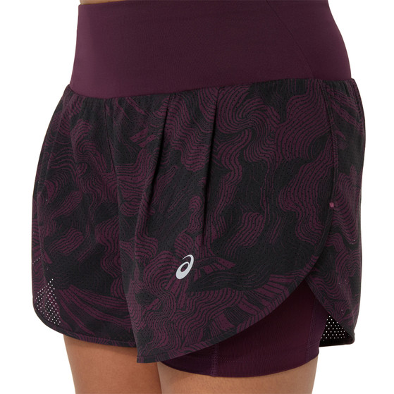 ASICS Road All Over Print 2in1 3.5'' Shorts Dam