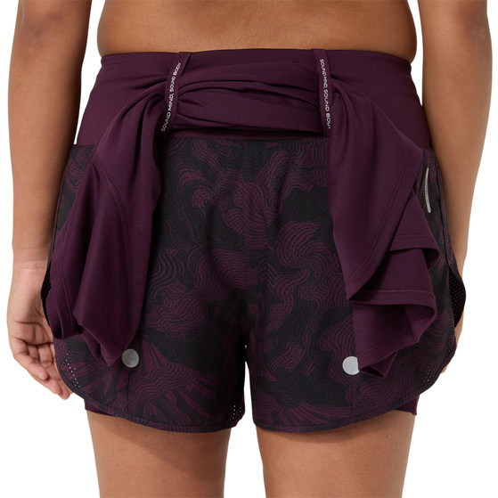 ASICS Road All Over Print 2in1 3.5'' Shorts Dam