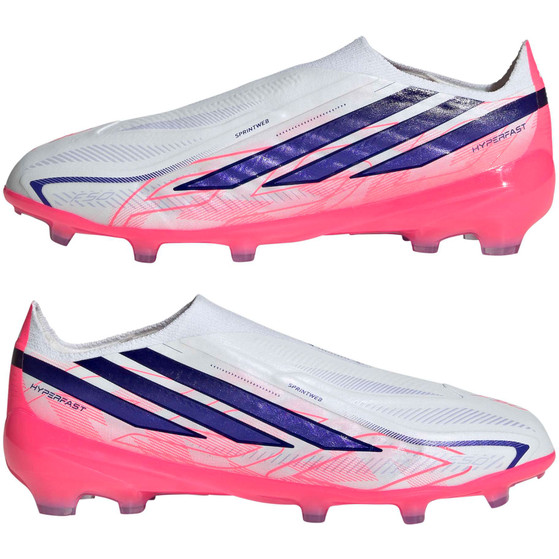 adidas F50 Hyperfast Élite Laceless FG Jr