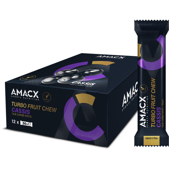 Amacx Turbo Fruit Chew Cassis 12x38g