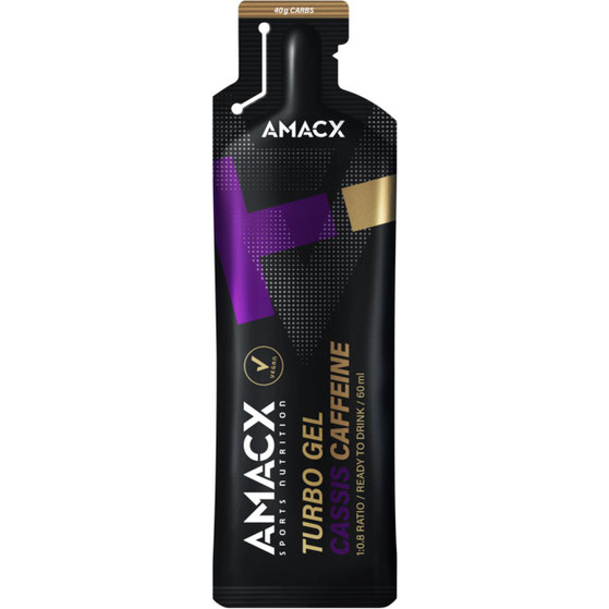 Amacx Turbo Gel Cassis 1x60ml 100mg Cafeïne