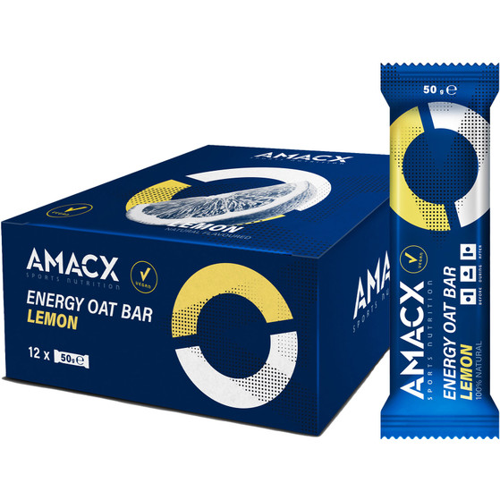 Amacx Energy Oat Reep Lemon 12x50g