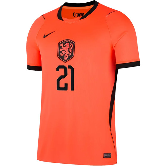 Nike Nederland Thuis Shirt Kids WK F. de Jong 21