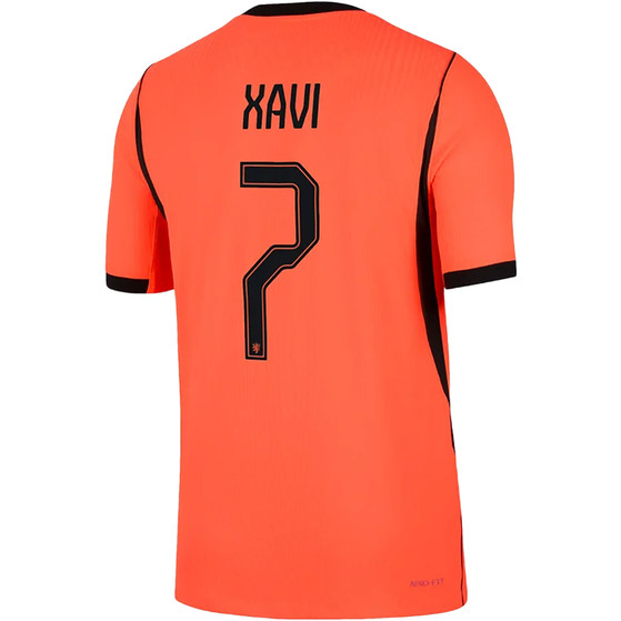 Nike Nederland Match Thuis Shirt WK Xavi 7