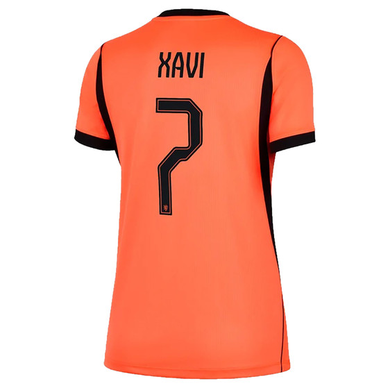 Nike Nederland Thuis Shirt Dames WK Xavi 7