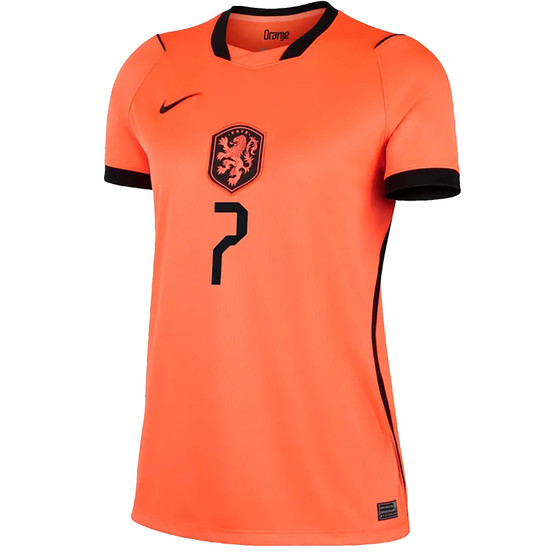Nike Nederland Thuis Shirt Dames WK Xavi 7