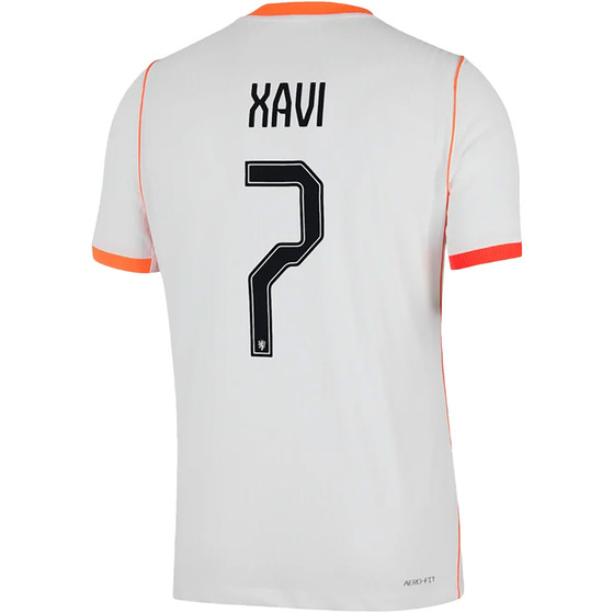 Nike Nederland Match Uit Shirt WK Xavi 7