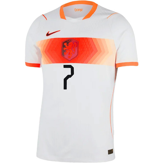 Nike Nederland Match Uit Shirt WK Xavi 7