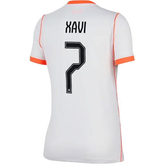 Nike Nederland Uit Shirt WK Xavi 7 Dames