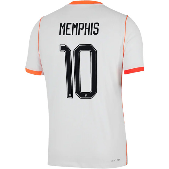 Nike Nederland Match Uit Shirt WK Memphis 10