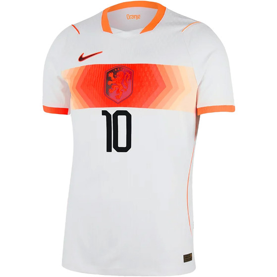 Nike Nederland Match Uit Shirt WK Memphis 10
