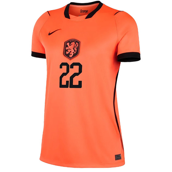 Nike Nederland Thuis Shirt WK Dumfries 22 Dames