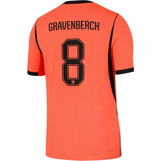 Nike Nederland Match Thuis Shirt WK Gravenberch 8