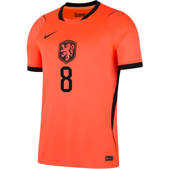 Nike Nederland Thuis Shirt WK Gravenberch 8