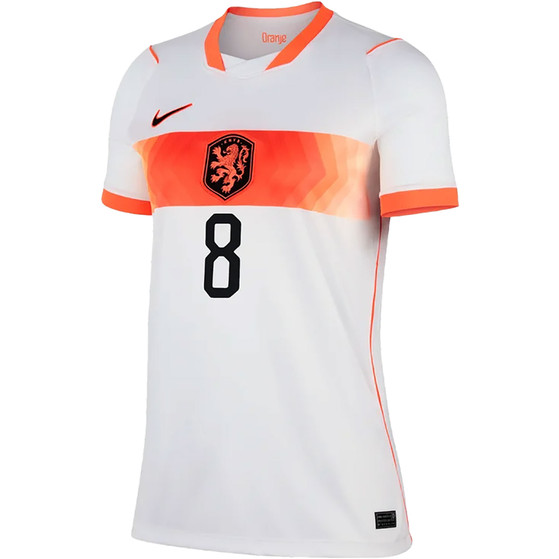 Nike Nederland Uit Shirt WK Gravenberch 8 Dames
