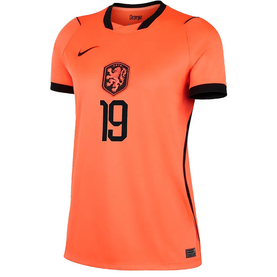 Nike Nederland Thuis Shirt Dames WK Weghorst 19