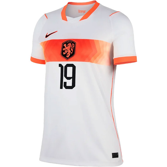 Nike Nederland Uit Shirt WK Weghorst 19 Dames