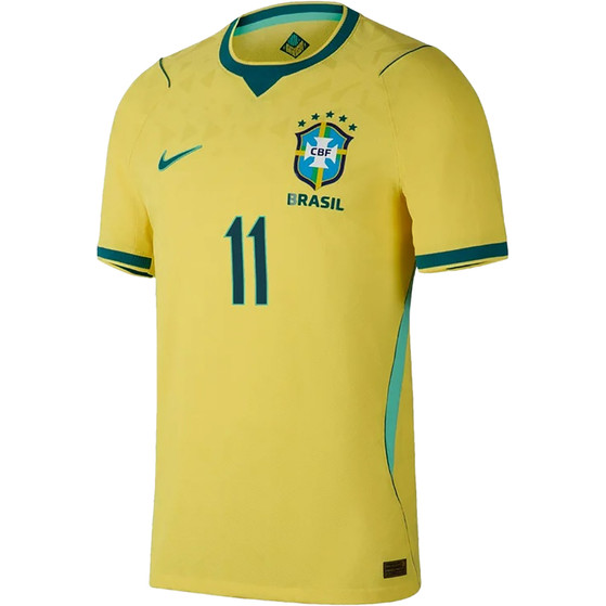 Nike Brazilië Match Thuis Shirt WK Raphinha Kids