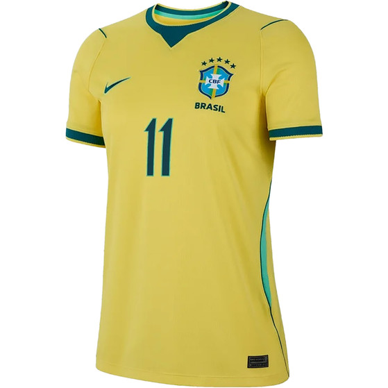 Nike Brazilië Thuis Shirt WK Raphinha 11 Dames