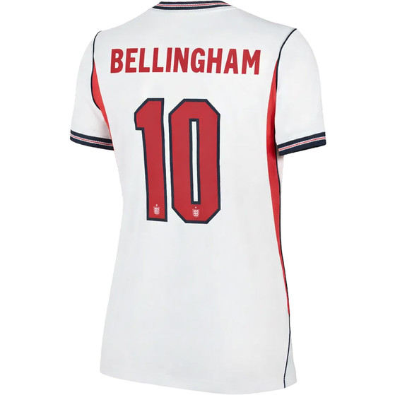 Nike Engeland Thuis Shirt WK Bellingham 10 Dames
