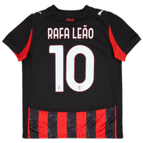 Puma AC Milan Thuis Shirt Rafa Leão 10 Kids
