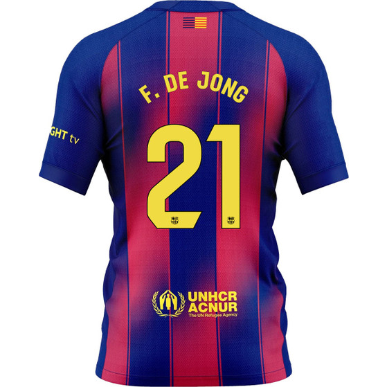 Nike FC Barcelona Heim-Shirt F. de Jong 21 Kinder