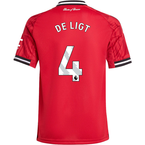 adidas Manchester United Heim-Shirt De Ligt Kinder