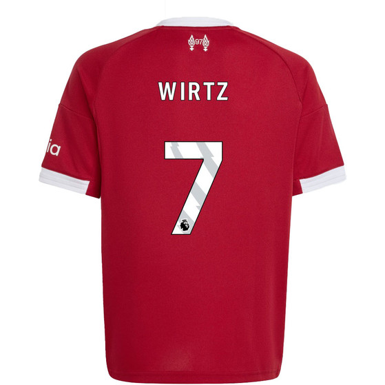 adidas Liverpool Heim-Shirt Wirtz 7 Kinder