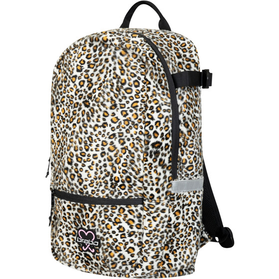 Rucksack FUN Leopard/Rosa