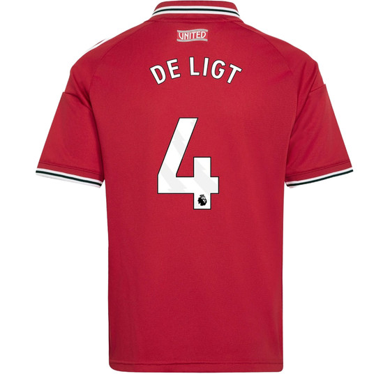 adidas Manchester United Thuis Shirt De Ligt Kids