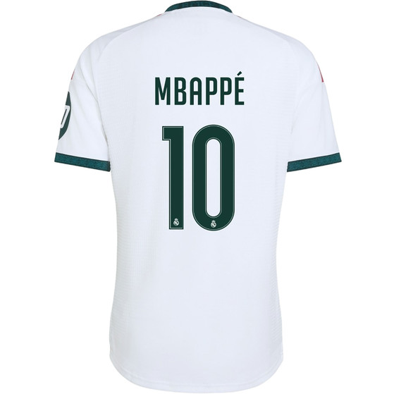 adidas Real Madrid Authentic Home Shirt Mbappé 10 - PassaSports.com