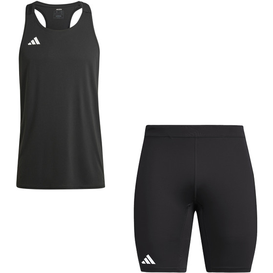 adidas Adizero Singlet Korta Tights Set Herr