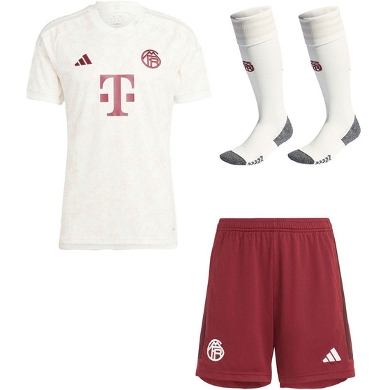 adidas Bayern München Tredjetröja Fotboll kit Barn
