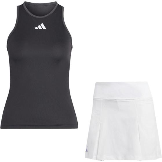 adidas Club Tank Pleated Skirt Set Dames