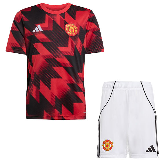 adidas Manchester United Pre-Match Trainings-Set Kinder