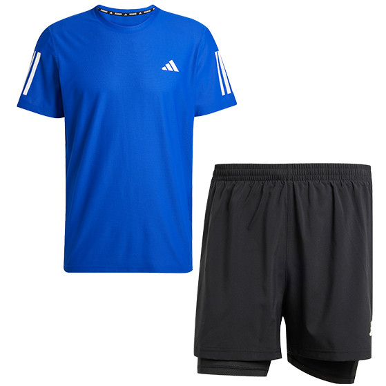 adidas OTR Shirt 2in1 Short Set Herren
