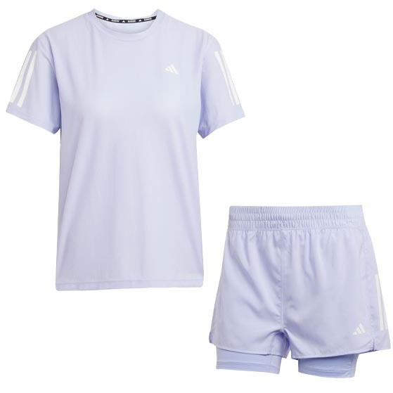 adidas OTR Tee 2in1 Short Set Dames